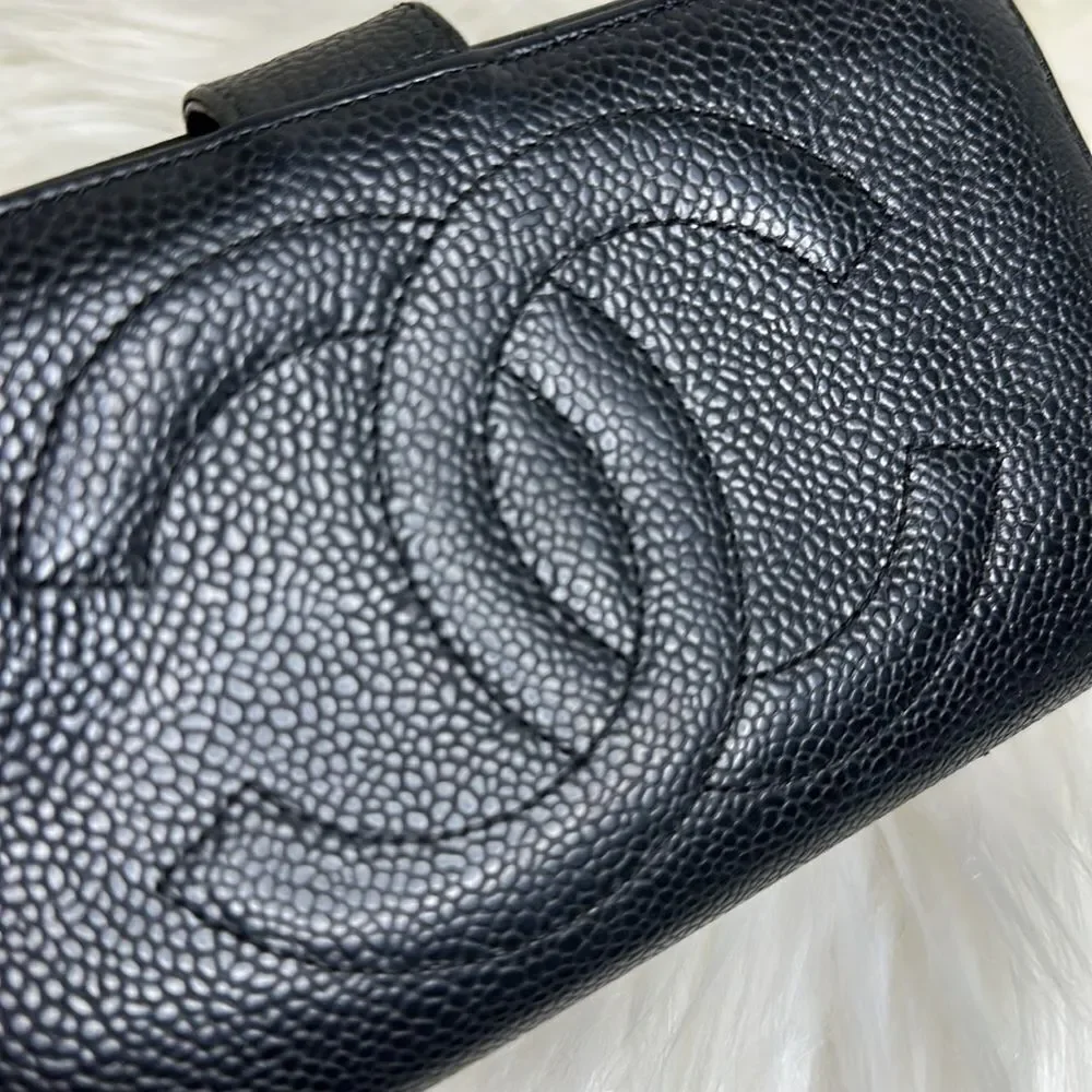 💯Authentic Chanel Caviar Long Wallet🍀 - Picture 6 of 14